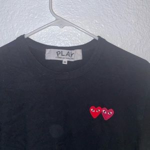 black comme des garcons shirt very lightly worn (glare from camera in pictures)